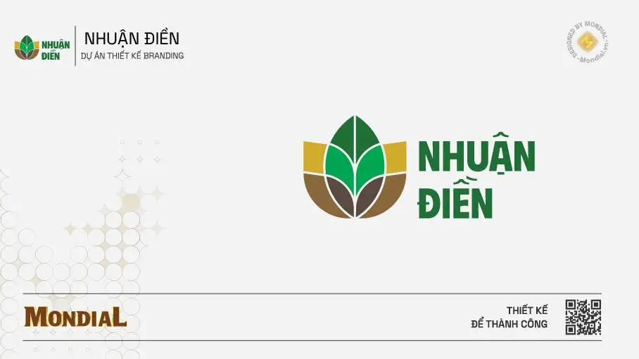 Thiết kế bộ nhận diện thương hiệu công ty phân bón Nhuận Điền