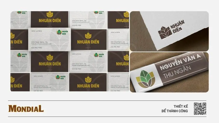 Bộ nhận diện thương hiệu công ty phân bón Nhuận Điền